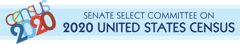 Senate Select Committee on the 2020 United States Census (banner)